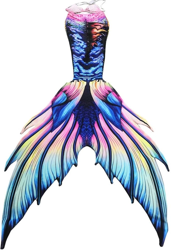 Amazon.com: Big Mermaid Tail for Adult Women Men Mermaid Tail with Flipper Beach Costumes Mermaid Swimsuits (A001,Large) : Clothing, Shoes & Jewelry