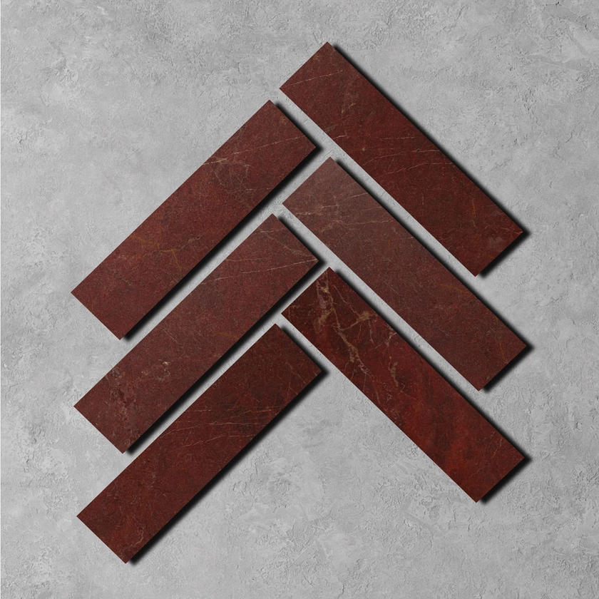 Claret Red Marble Metro Tiles | Fast Delivery | Starel Stones