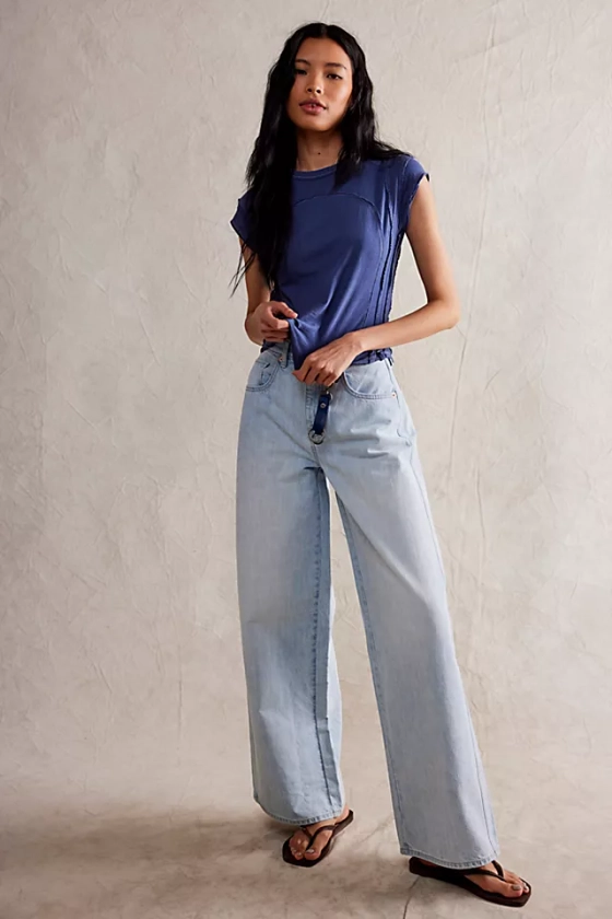 CRVY Gia Wide-Leg Jeans
