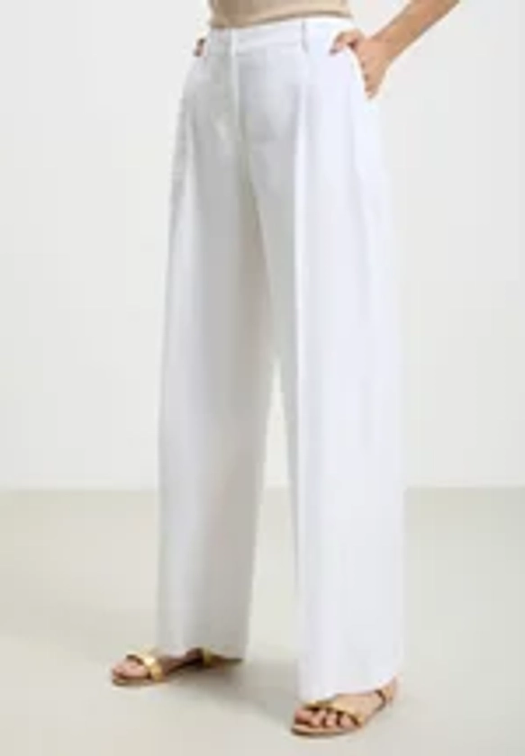 PALAZZO  - Pantalon classique - bianco