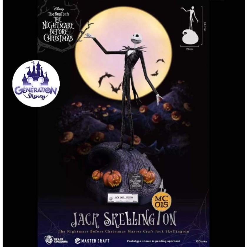 Statue résine Jack Skellington 40m Beast Kingdom - Edition Limitée