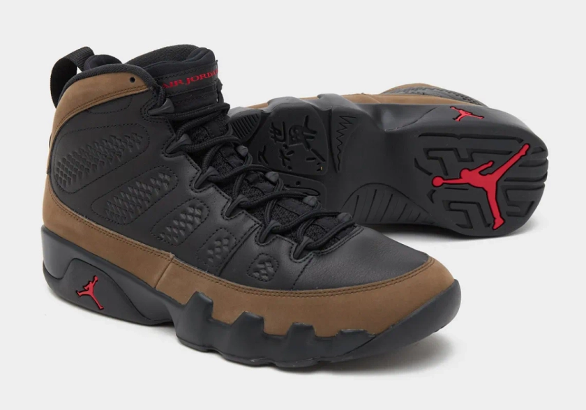 Official Retailer Images of the Air Jordan 9 "Olive"