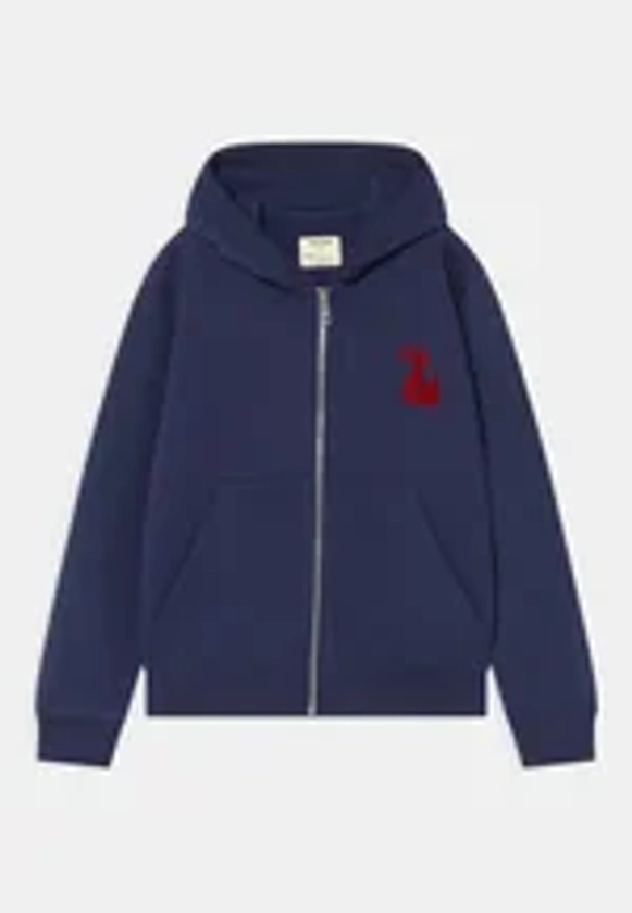 Zadig & Voltaire HOODED - Sweat à capuche zippé - dark indigo/bleu marine - ZALANDO.FR