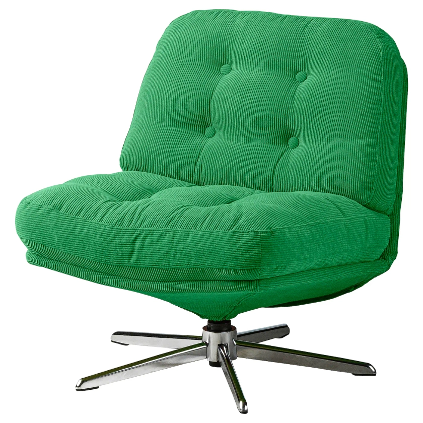 DYVLINGE Swivel armchair - Kelinge green
