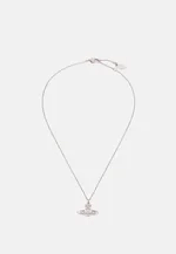 THIN LINES SHORT FLAT PENDANT UNISEX - Collier - silver-coloured