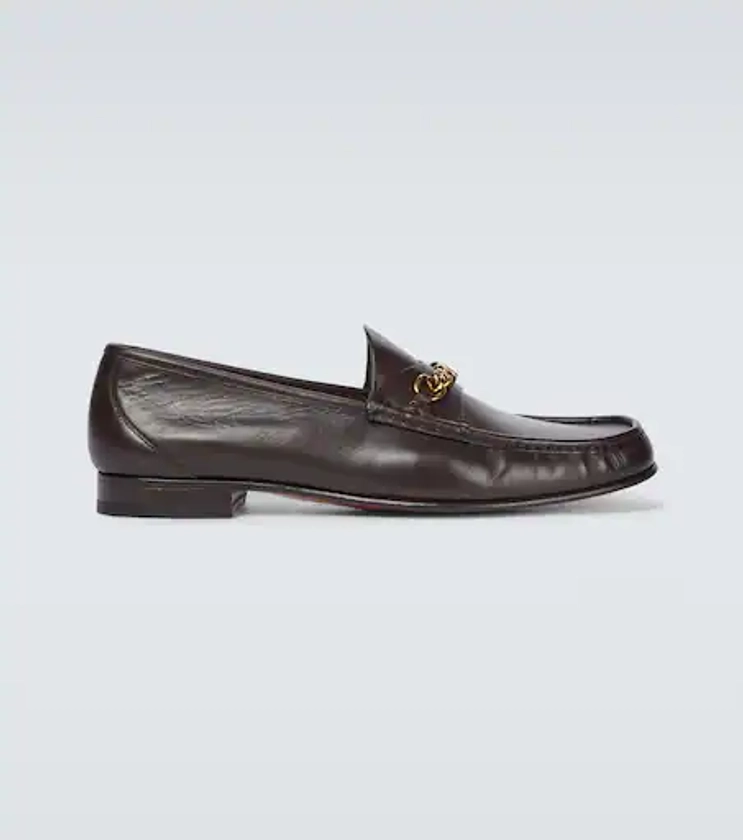 leather York Chain loafers in brown - Tom Ford | Mytheresa