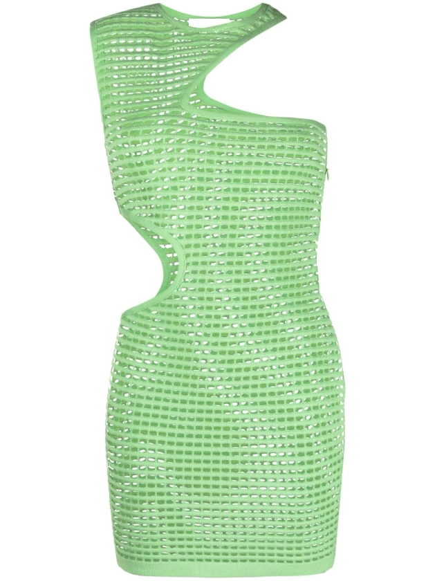 Genny open-knit cut-out Mini Dress - Farfetch