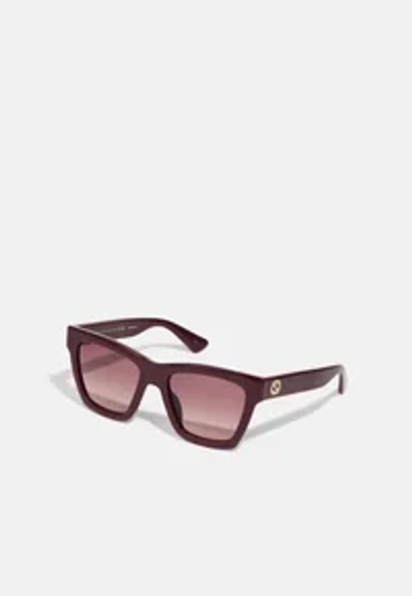 Gucci Lunettes de soleil - burgundy/red/marron - ZALANDO.FR