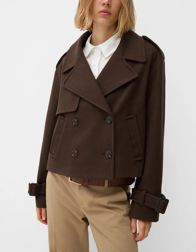 Blouson trench court soft - Blousons et blazers - Femme