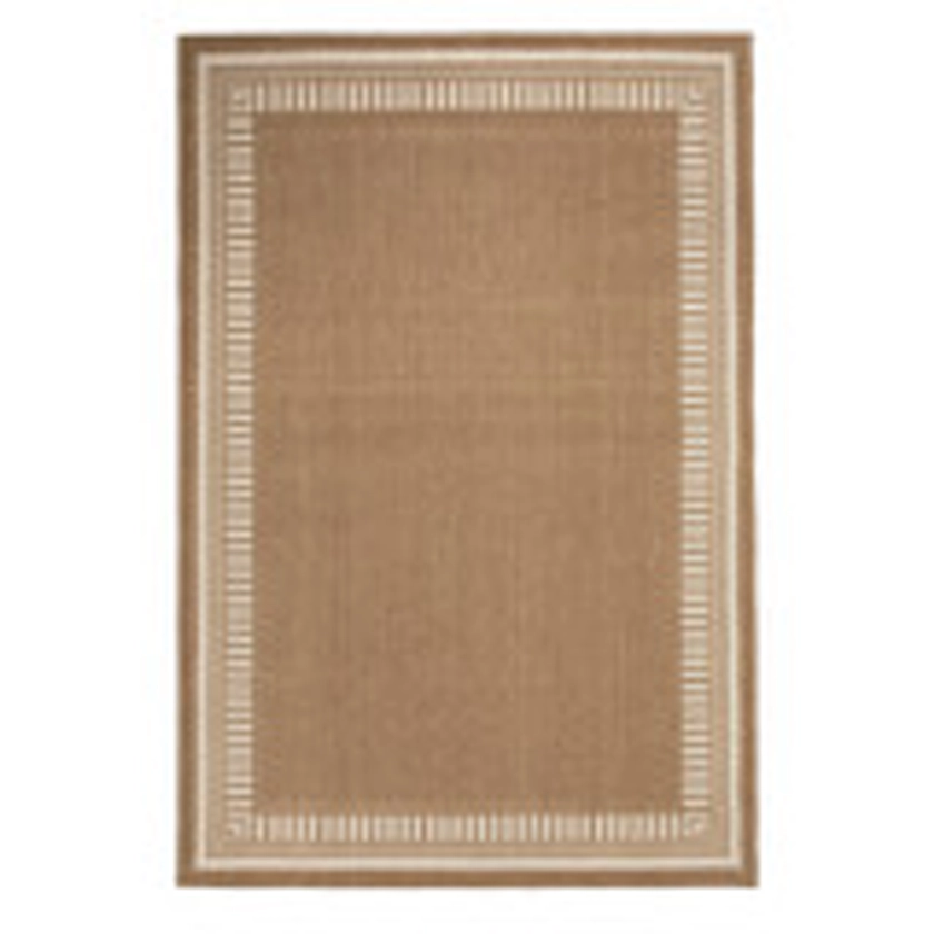 Tannum White Border Large Outdoor Rug