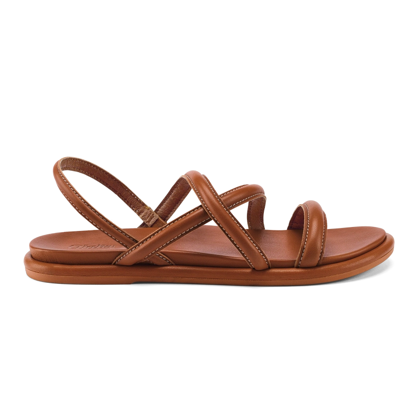 Tiare Strappy Women’s Leather Sandals - Fox | OluKai
