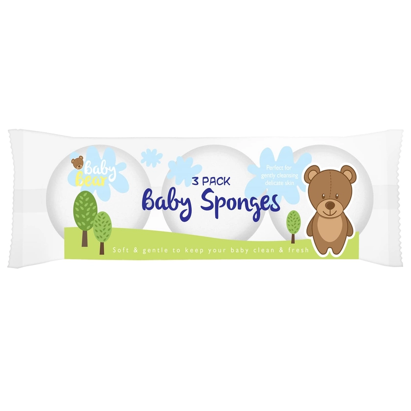 Baby Bear Sponges 3pk