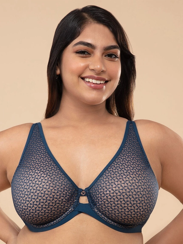 Nykd Plus Size Full Coverage Underwired Non Padded Minimizer Bra With All Day Comfort