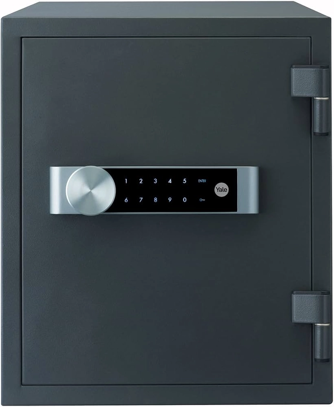 Yale Large Fire Safe, High Security, Secured by Design approved, 60 minute Fire Protection, Touchscreen Keypad Entry, 16mm Steel Locking Bolts, Lockdown Mode – YFM/420/FG2