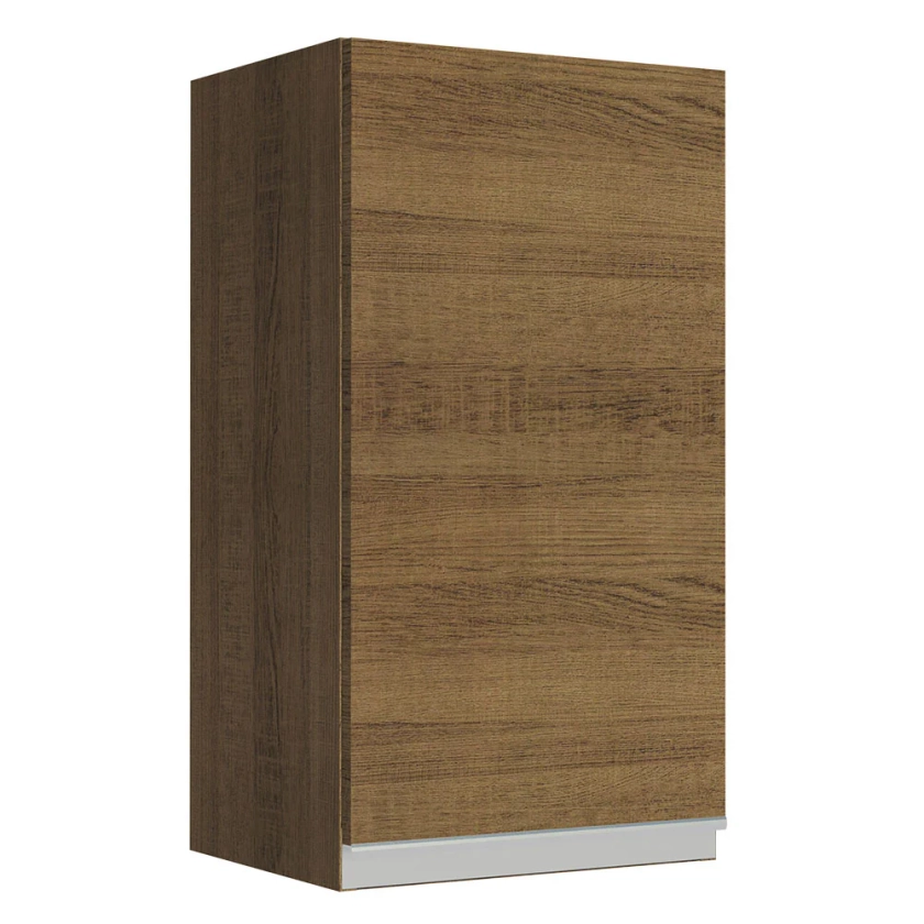 Gabinete Superior 35 cm 1 Puerta Glamy Marrón