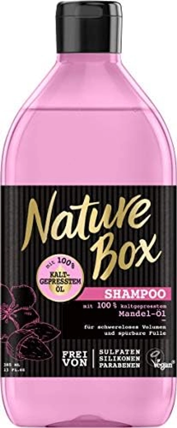 Nature Box 3 x Almond Oil Shampoo 385ml : Amazon.com.be: Beauty
