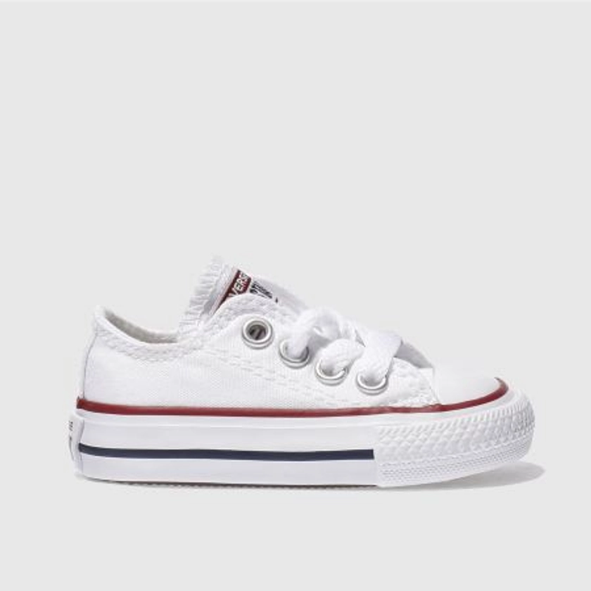 Kids Toddler White Converse All Star Lo Trainers | schuh
