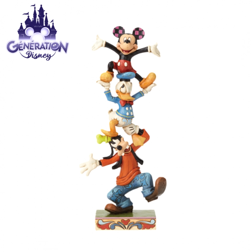 Figurine Mickey, Donald et Dingo by Jim Shore