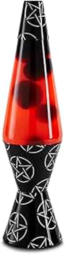 Spencer Gifts Pentacle Lava Lamp - 14.5 Inch | Globe, Base and Cap, and Bulb Included | Capacity: 20 oz.