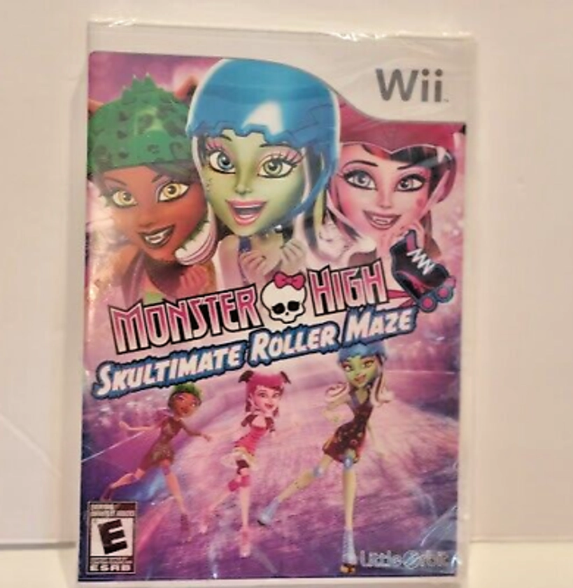 NEW Monster High Skultimate Roller Maze Nintendo Wii Game