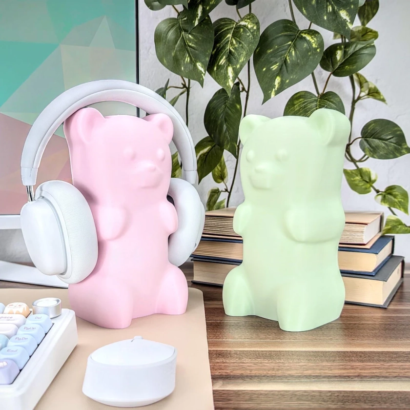 Gummy Bear Headset Holder Bear Headphone Stand Cute Gaming Decor - Etsy UK