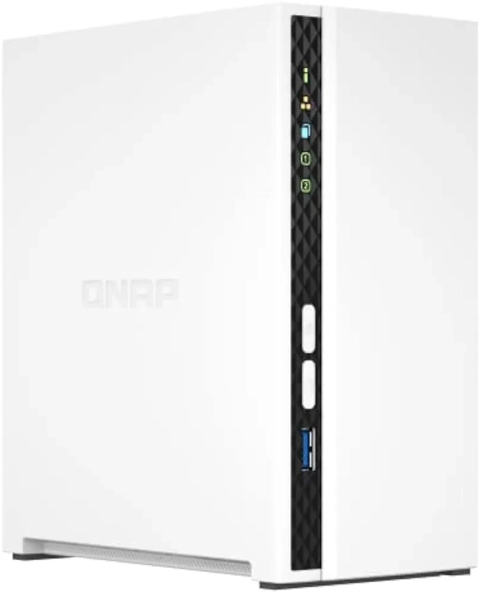 QNAP TS-233-US 2 Bay Affordable Desktop NAS with ARM Cortex-A55 Quad-core Processor and 2 GB DDR4 RAM (Diskless)