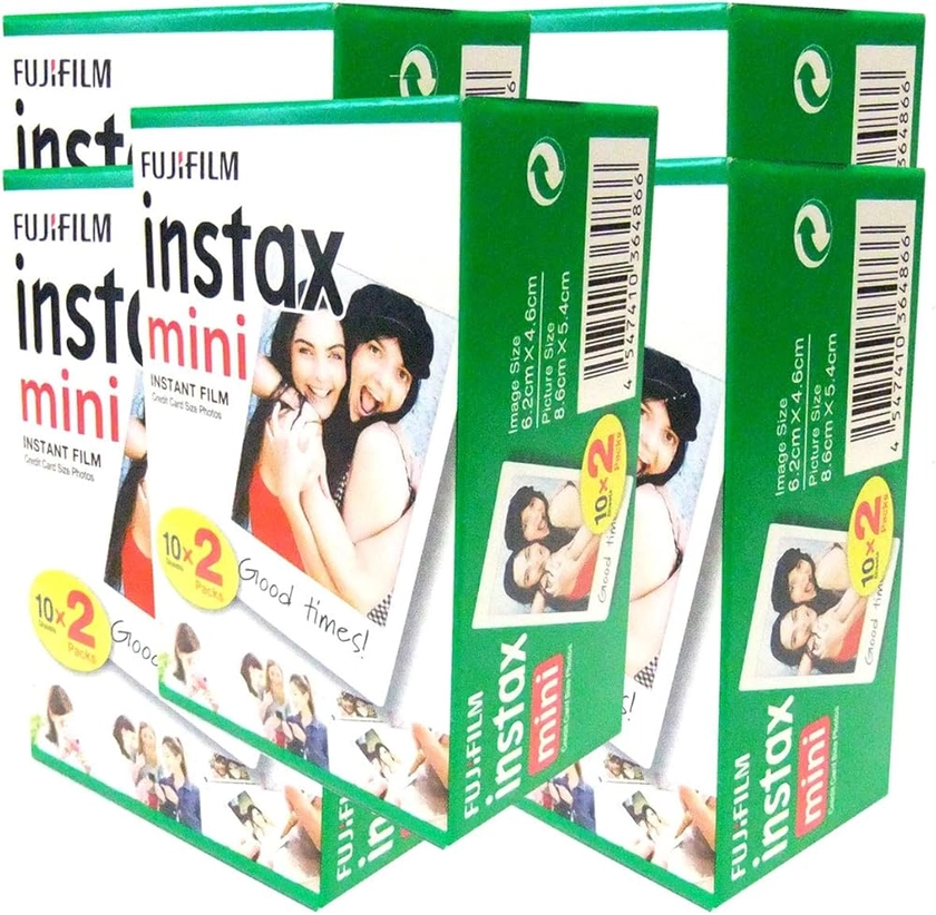 Fujifilm Color Pellicule pour appareil photo instantané (100 photos) « Instax Mini »