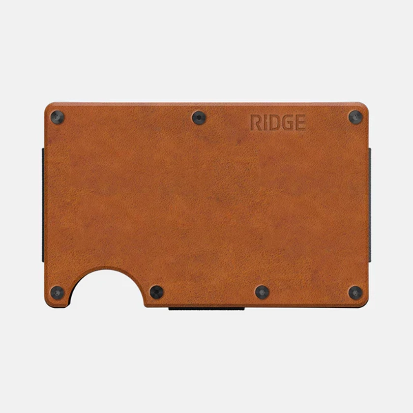 Ridge Wallet - Tobacco Brown Leather