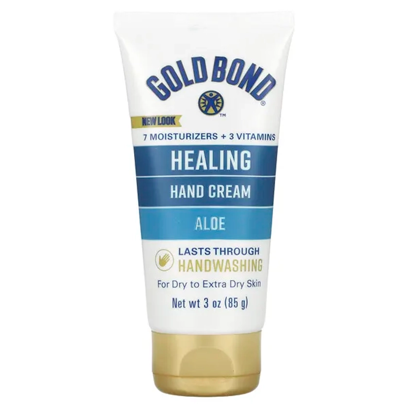 Gold Bond, Healing Hand Cream, Dry To Extra Dry Skin, Aloe, 3 oz (85 g)