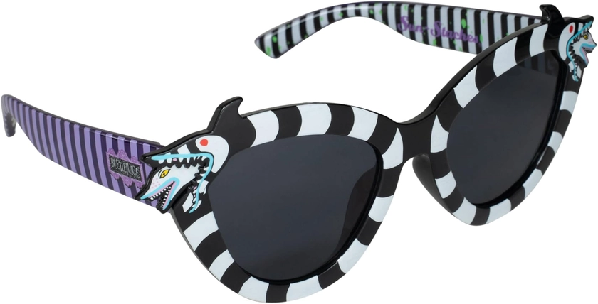 Sun-Staches Beetlejuice Official Sandworm Sunglasses | Beetlejuice Movie Shades | UV 400 | One Size Fits Most