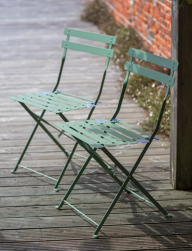 Garden Trading BISTRO CHAIRS - GREENGAGE