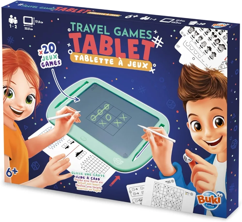 Buki - 6208 - Tablette Jeux de Voyage