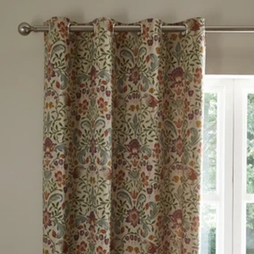 Ruskin Cotton Eyelet Curtains