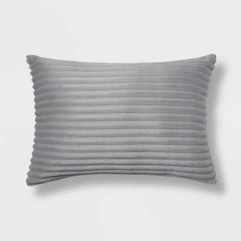 Oblong Cut Plush Decorative Throw Pillow - Room Essentials™