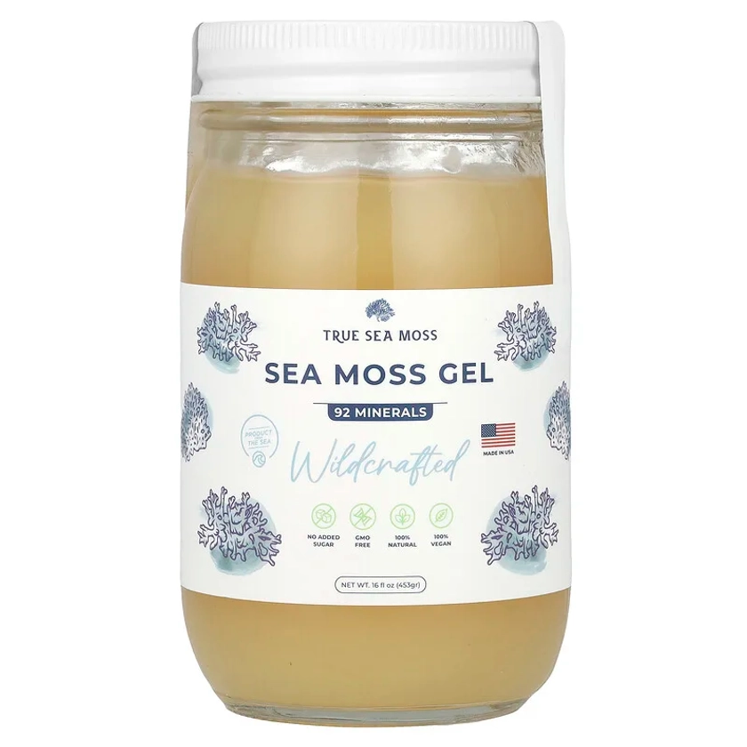 Sea Moss Gel, Wildcrafted, 16 fl oz (453 g) 