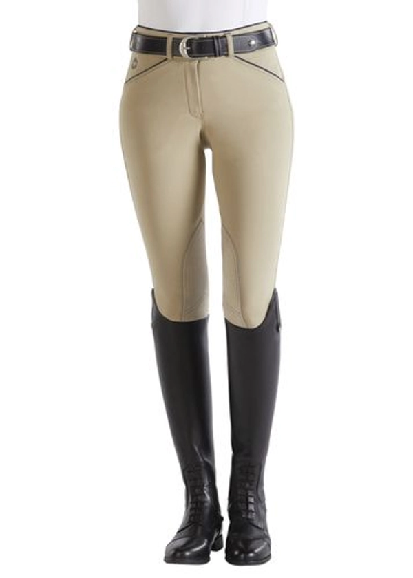 Dover Saddlery® Ladies’ Wellesley Classic Piped Knee-Patch Breech | Dover Saddlery
