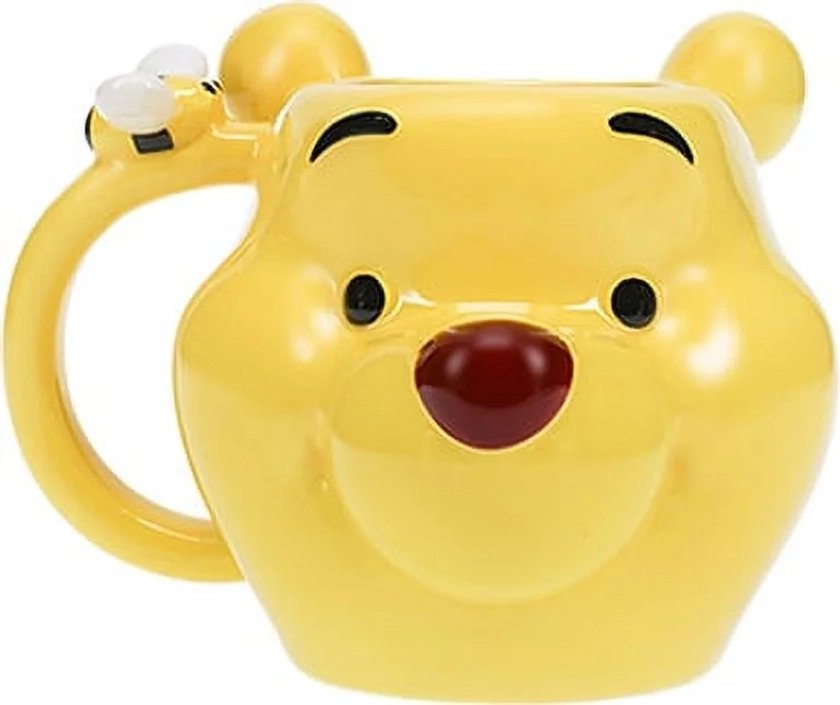 Winnie the Pooh Shaped Mug, Ceramic 12 fl oz, 350 ml Official Disney Gifting Merchandise