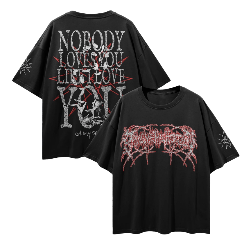 POST HUMAN : NEX GEN | Nobody Loves You Black Tee