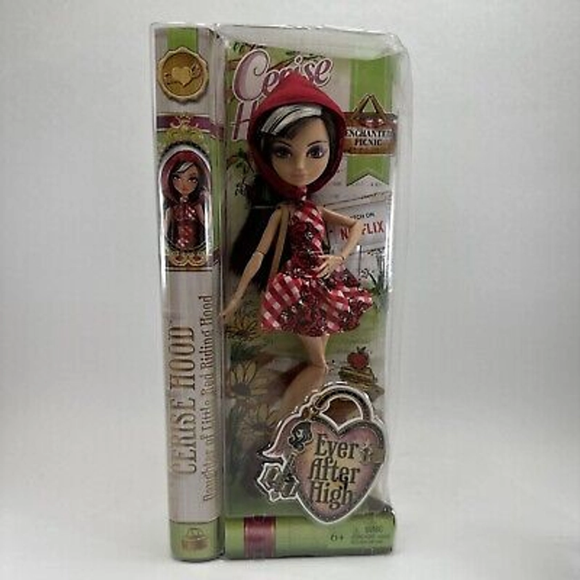 Ever After High Cerise Hood Doll Enchanted Picnic New Damage Package HTF Rare