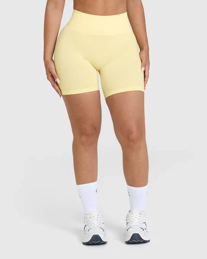 Effortless Seamless Shorts | Sherbert Yellow