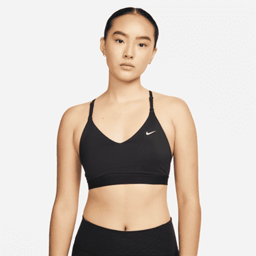 Brassière de sport non rembourrée à maintien léger Nike Dri-FIT Indy pour Femme. Nike FR