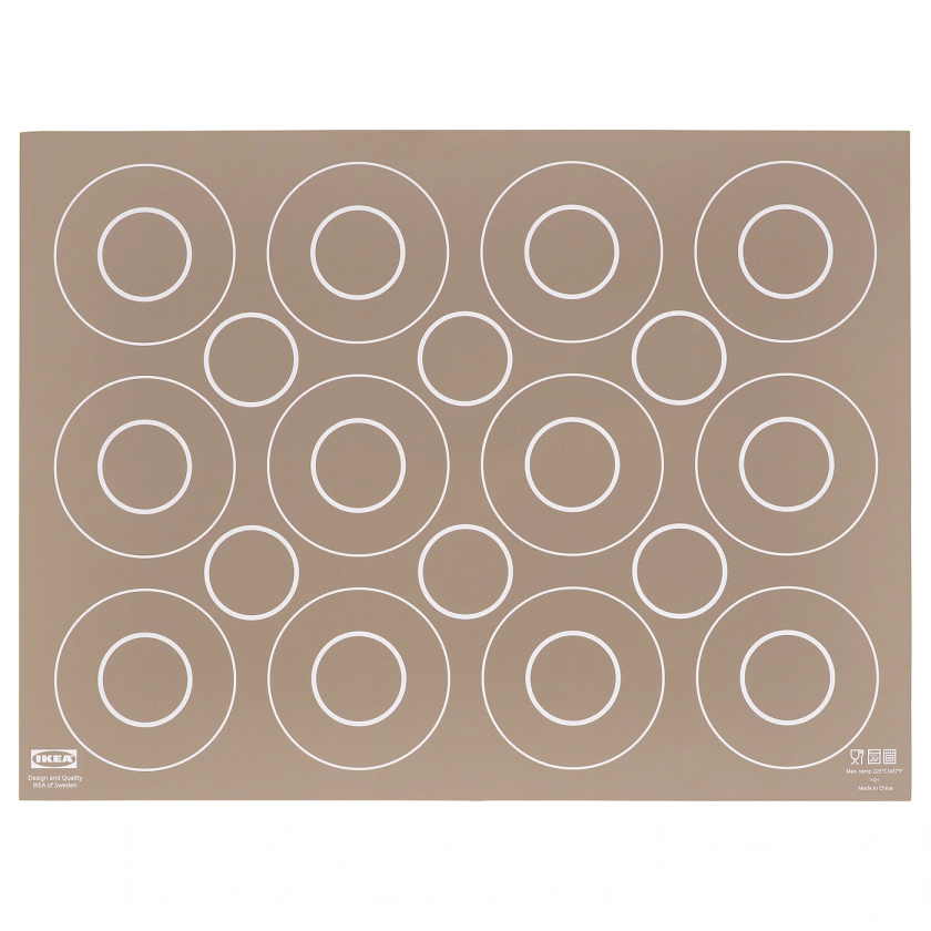 BAKTRADITION Tapis de cuisson, beige, 41x31 cm - IKEA