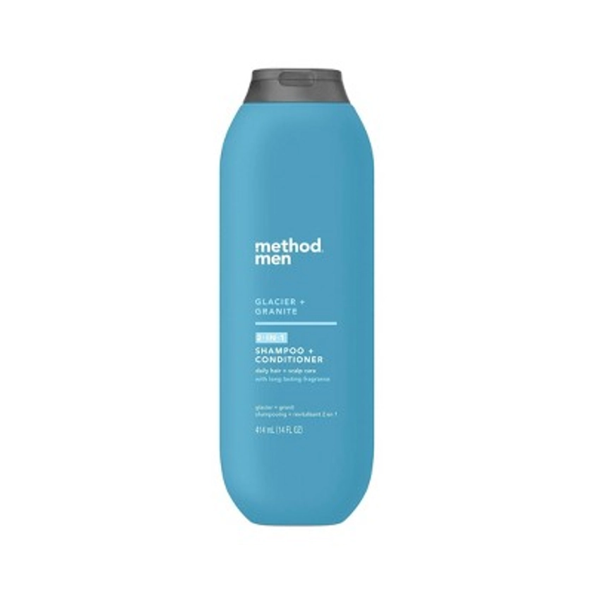 Method Men's 2-in-1 Shampoo & Conditioner - Glacier + Granite - 14 fl oz