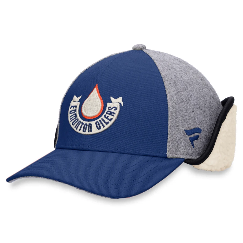 Edmonton Oilers Fanatics 2023 Heritage Classic Ear Flap Hat