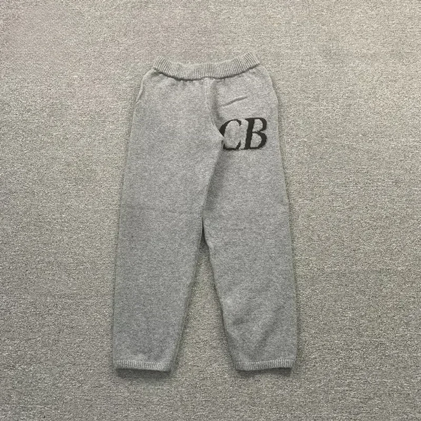 Pantalon Jacquard Gris en Laine pour Homme et Femme, Vêtement Décontracté, Qualité Supérieure, avec Logo CB, 24 Synchronisations - AliExpress