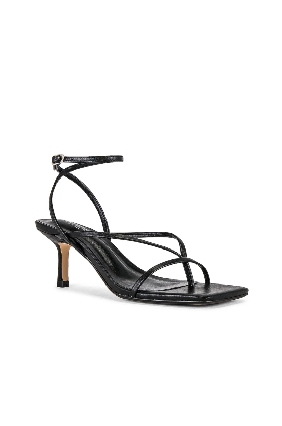 Tony Bianco Avi Sandal in Black Nappa | REVOLVE