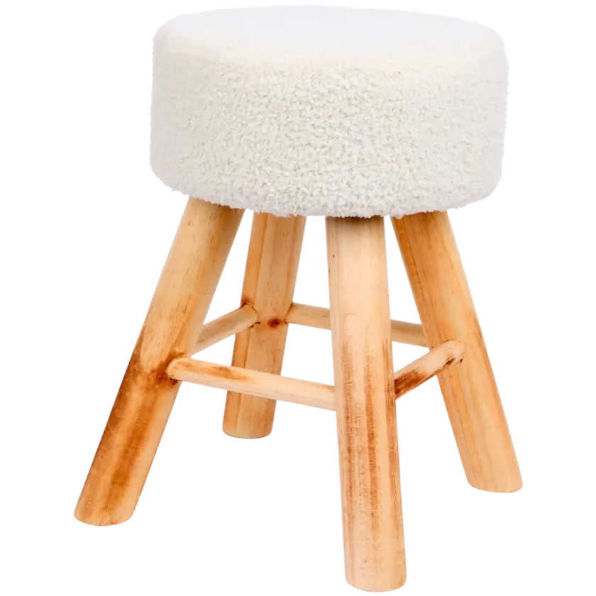 Tabouret en teddy | Action FR