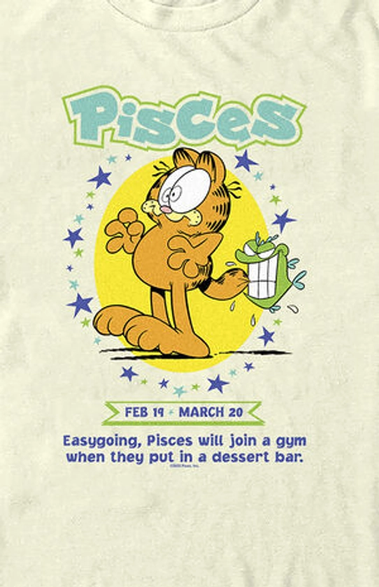 FIFTH SUN Pisces Garfield T-Shirt | PacSun