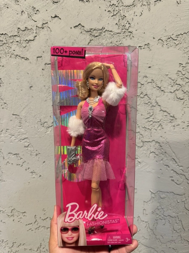 2009 BARBIE Fashionistas 100+ Poses R9878 GLAM Mattel NEW IN BOX NRFB