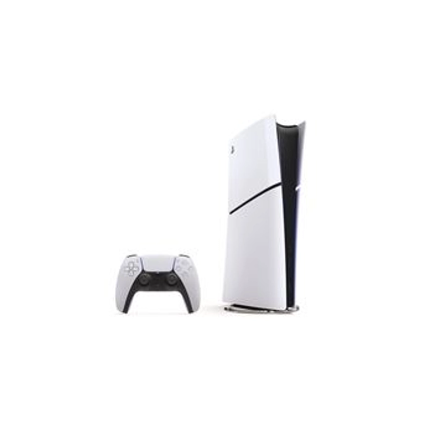 Console Sony PS5 Slim Edition Digital Blanc et Noir